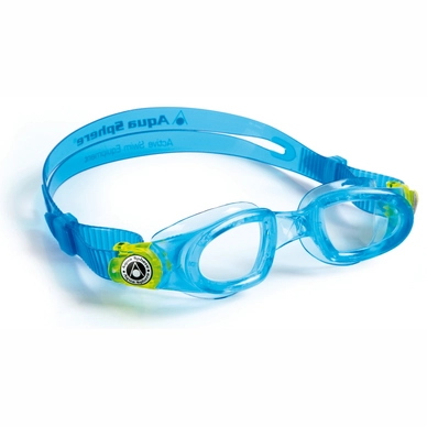 Zwembril Aqua Sphere Moby Clear Lens Kids Aqua Lime
