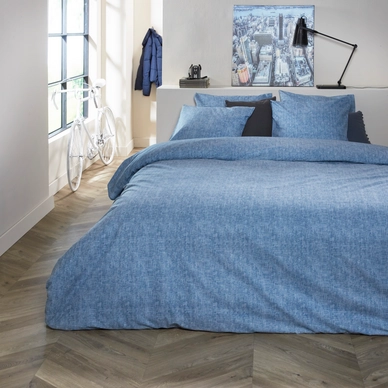 Dekbedovertrek iSeng Linen Blauw Katoen