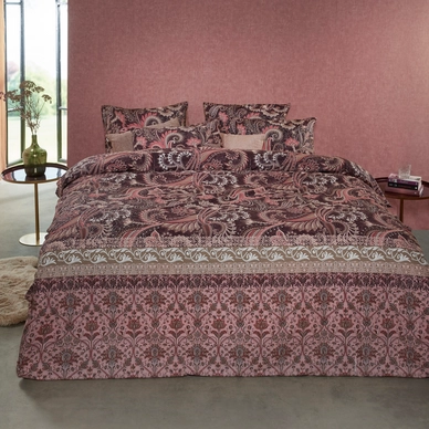 Dekbedovertrek iSeng Paisley Flower Bordeaux Katoen