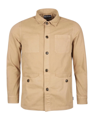 Blouse Barbour Men Dene Overshirt Stone