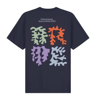 T-Shirt Arte Antwerp Men Tommy Back Arte Navy