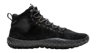 Barefoot Schoen Merrell Men's Wrapt Mid Waterproof  Black Black