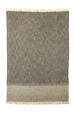 Couvre-Lit Libeco Jules Black Herringbone