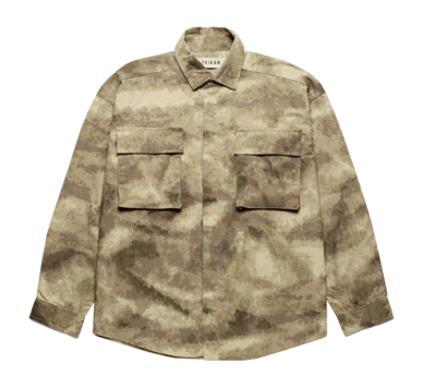 Taikan Men's Jacket Abstract Camo Shirt