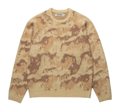 Taikan Men Custom Desert Camo Sweater