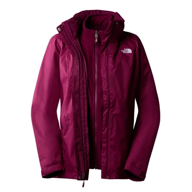 Jacke The North Face Evolve II Triclimate Jacket Women Boysenberry Fawn Grey