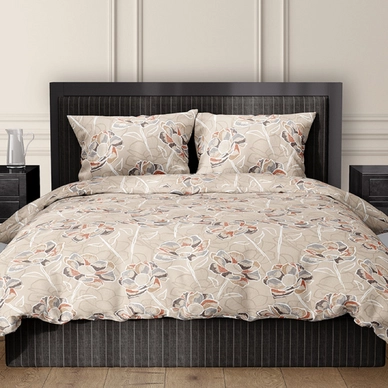Dekbedovertrek Satin d'or Steffi Beige Satijn