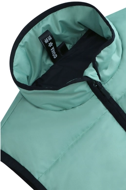 6---13579-Women Padded Gilet-Green-4