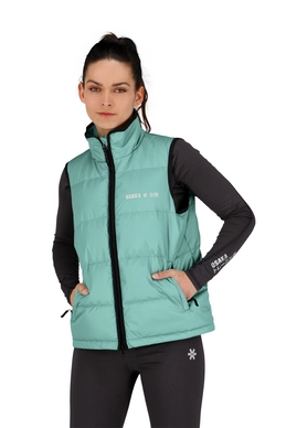 7---13579-Women Padded Gilet-Green-7