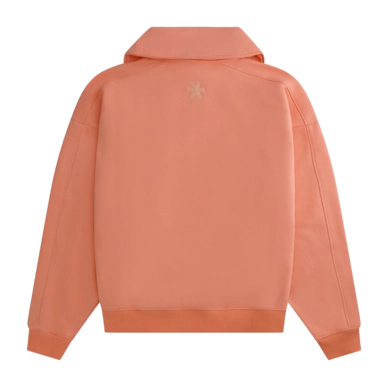 2---13581-Women Half Zip Sweater-Peach-2-_no-bg