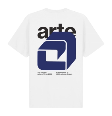 T-Shirt Arte Antwerp Men Tommy Back Logo White