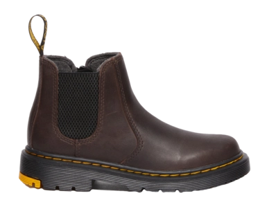 Bottes Dr. Martens Junior 2976 J Dark Brown Oil Finished Full Grain Wp