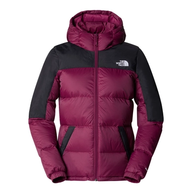 Jacket Puffer The North Face Women Diablo Down Hoodie Boysenberry TNF Black Jacket