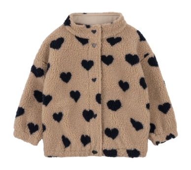 Veste Konges Slojd Enfant Jody Teddy Coeur Eclipse