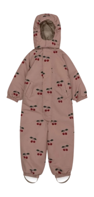 Schneeanzug Konges Slojd Nohr Print Kinder Ma Grande Cerise Blush