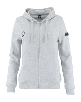 Tennis vest The Indian Maharadja Women Goa Tab Hooded Grey Melange