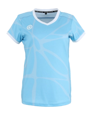 T-shirt de Tennis The Indian Maharadja Girls Kadiri Marble Blue