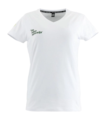 T-shirt de Tennis The Indian Maharadja Women Kadiri Padel White