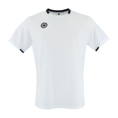 Tennisshirt The Indian Maharadja Men Goa Jacquard White