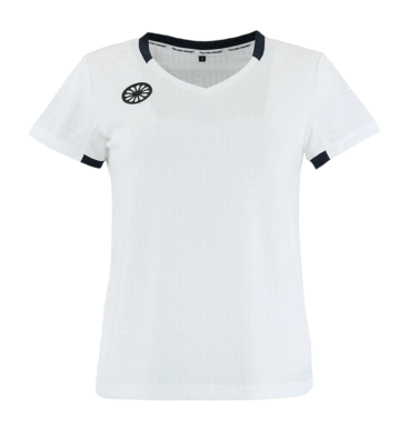 Tennisshirt The Indian Maharadja Women Goa Jacquard White