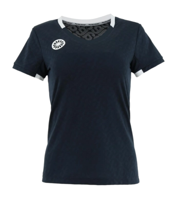 Tennisshirt The Indian Maharadja Women Goa Jacquard Navy