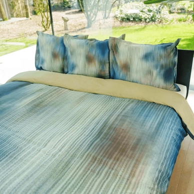 Dekbedovertrek Kayori Toka Blauw Satijn