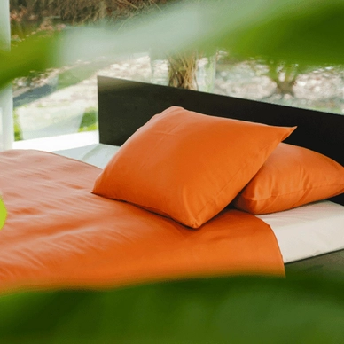 Dekbedovertrek Kayori Kiyo Terracotta Tencel