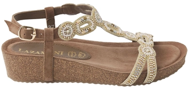 Sandalen Lazamani 75.354 Damen Beige
