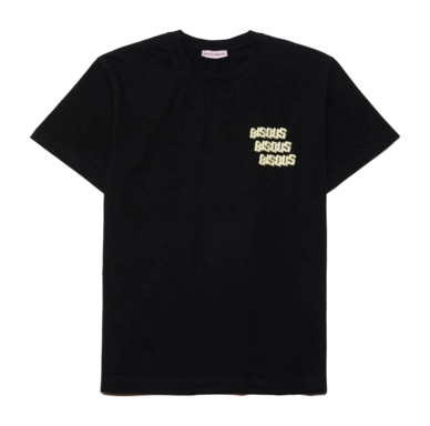 T-Shirt Bisous Men Bisous x3 Back Black