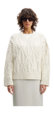 Aline v neck 11250 - Clear Cream - M1-_no-bg