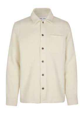 Overshirt Samsoe Samsoe Men Taka Clear Cream