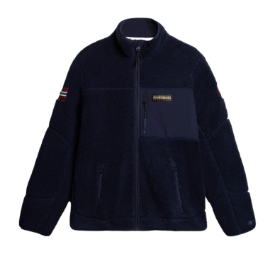 Gilet Napapijri Homme Yupik Full Zip 3 Blu Marine