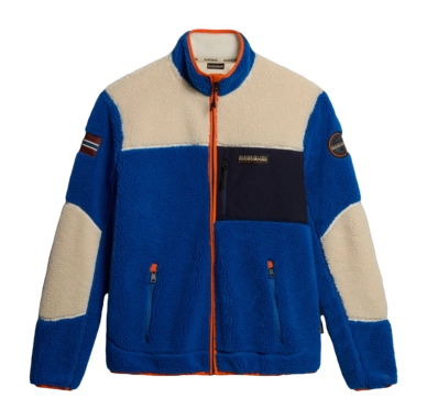 Gilet Napapijri Homme Yupik Full Zip 3 Blue Classic