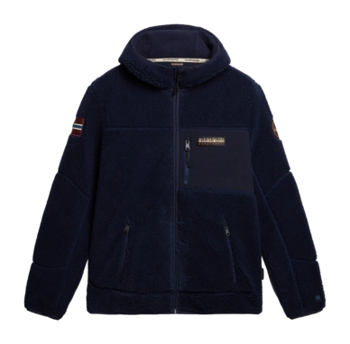 Gilet Napapijri Homme Yupik Full Zip Hoody 3 Blu Marine