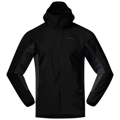 Jacket Bergans Men Rabot Light Windbreaker Black/Dark Shadow Grey