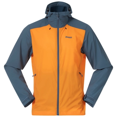 Jacke Bergans Skar Light Windbreaker Herren Cloudberry Yellow/Orion Blue