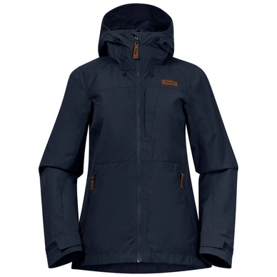 Jas Bergans Women Nordmarka Leaf Light Wind Jacket Navy Blue