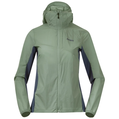 Veste Bergans Femme Rabot Light Windbreaker Jade Green/Orion Blue