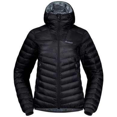 Jas Bergans Women Senja Down Light Hood Dark Shadow Grey/Husky Blue