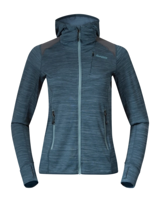 Vest Bergans Women Rabot Active Mid Hood Orion Blue