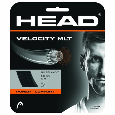 Cordage HEAD Velocity MLT Black 1.30mm/12m