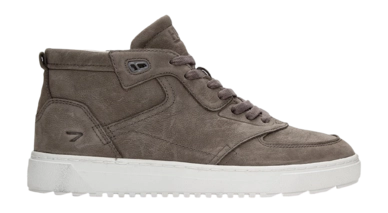 Baskets HUB Homme Nevada Mid Grey White