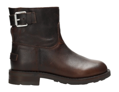 Shabbies Amsterdam Women Alyd Ankle Boot Dark Brown