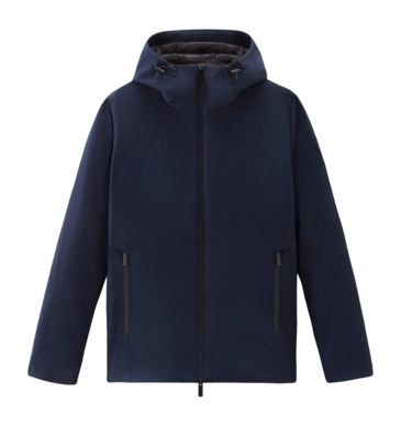 Jacket Woolrich Men Pacific Soft Shell Jacket Melton Blue