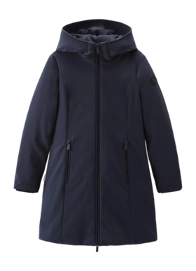 Parka Woolrich Women Firth Down Parka Melton Blue