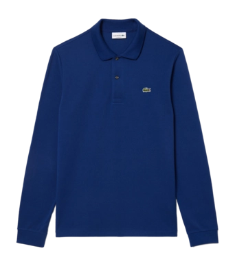 Polo Shirt Lacoste Men L1312 Longsleeve Classic Fit Methylene