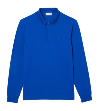 Polo Lacoste Men Paris PH2481 Longsleeve Regular Fit Cobalt