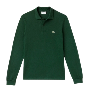 Poloshirt Lacoste Paris PH2481 Longsleeve Regular Fit Herren Green