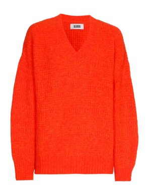 V-Neck Sweater Gloria! Gloria! Women Pixy Red Orange