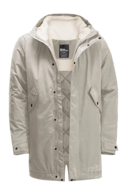 Jacket Jack Wolfskin Women Talforst Parka Dusty Grey